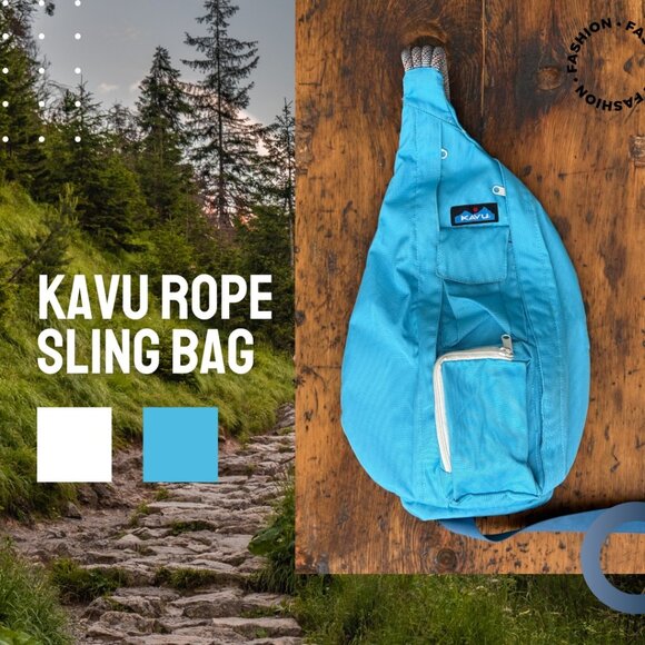 KAVU Rope Bag - Cotton Canvas Sling Backpack